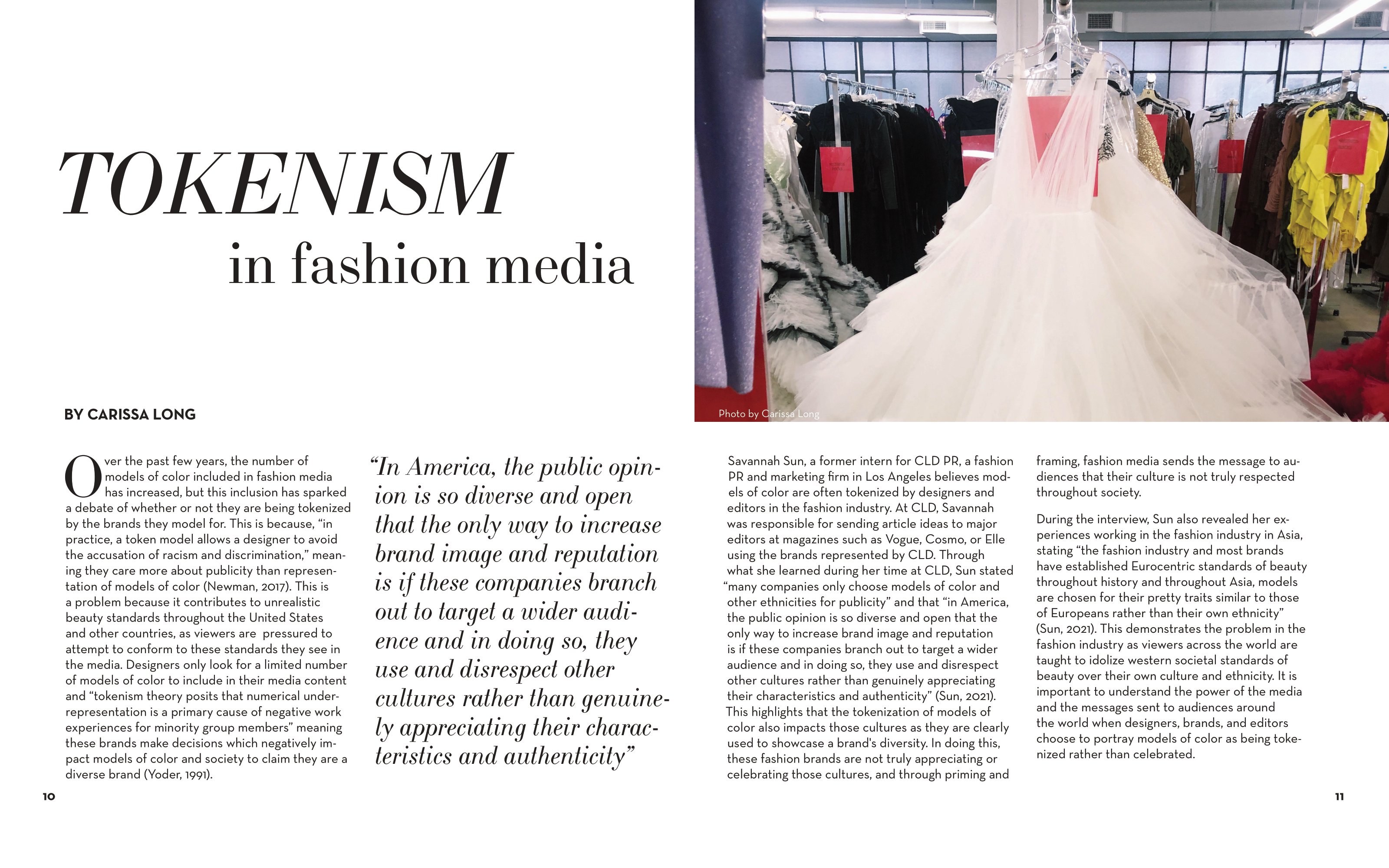 tokenism in fashion media